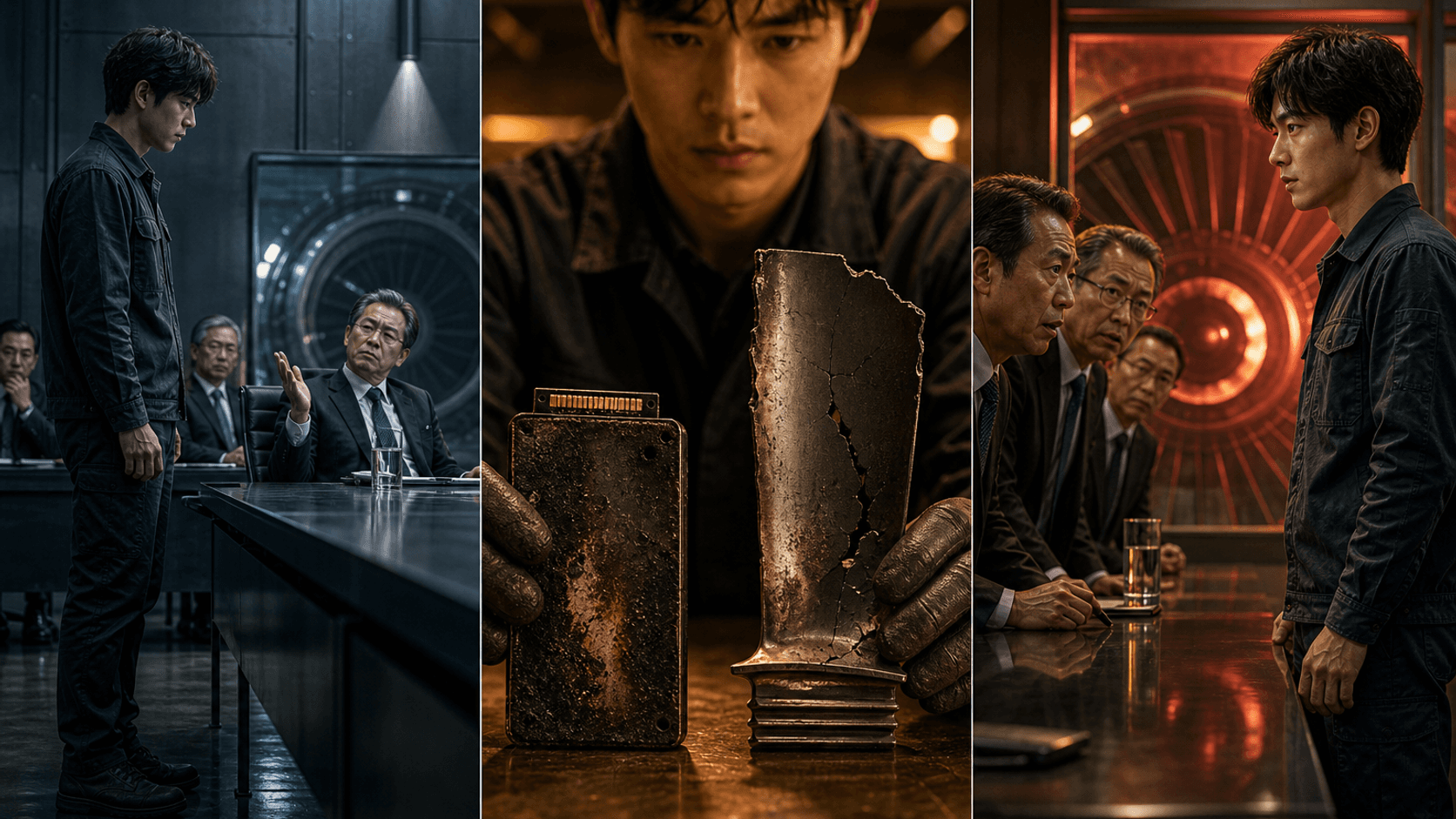 High-Stakes Male-Oriented Drama Planner storyboard