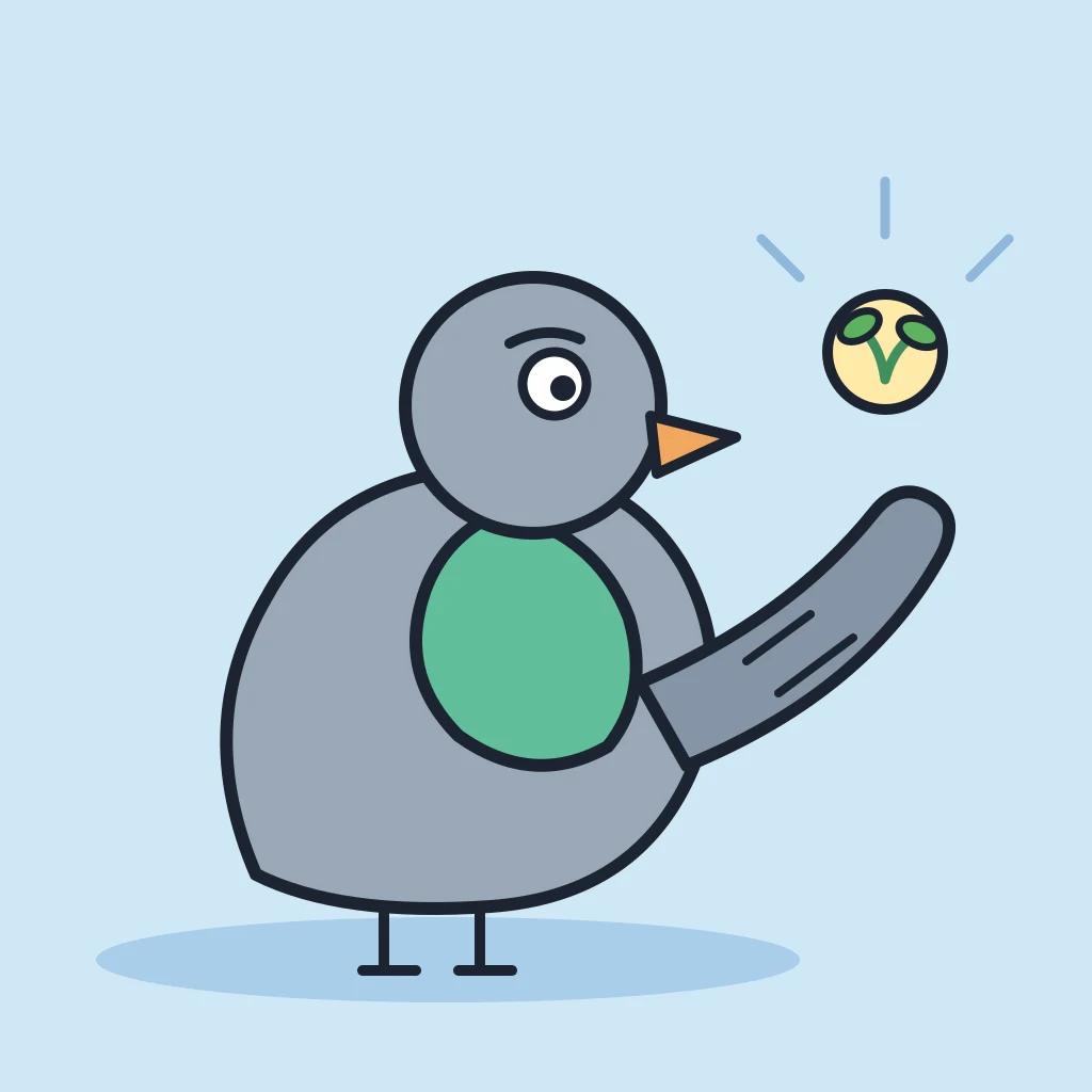 Pointing Pigeon